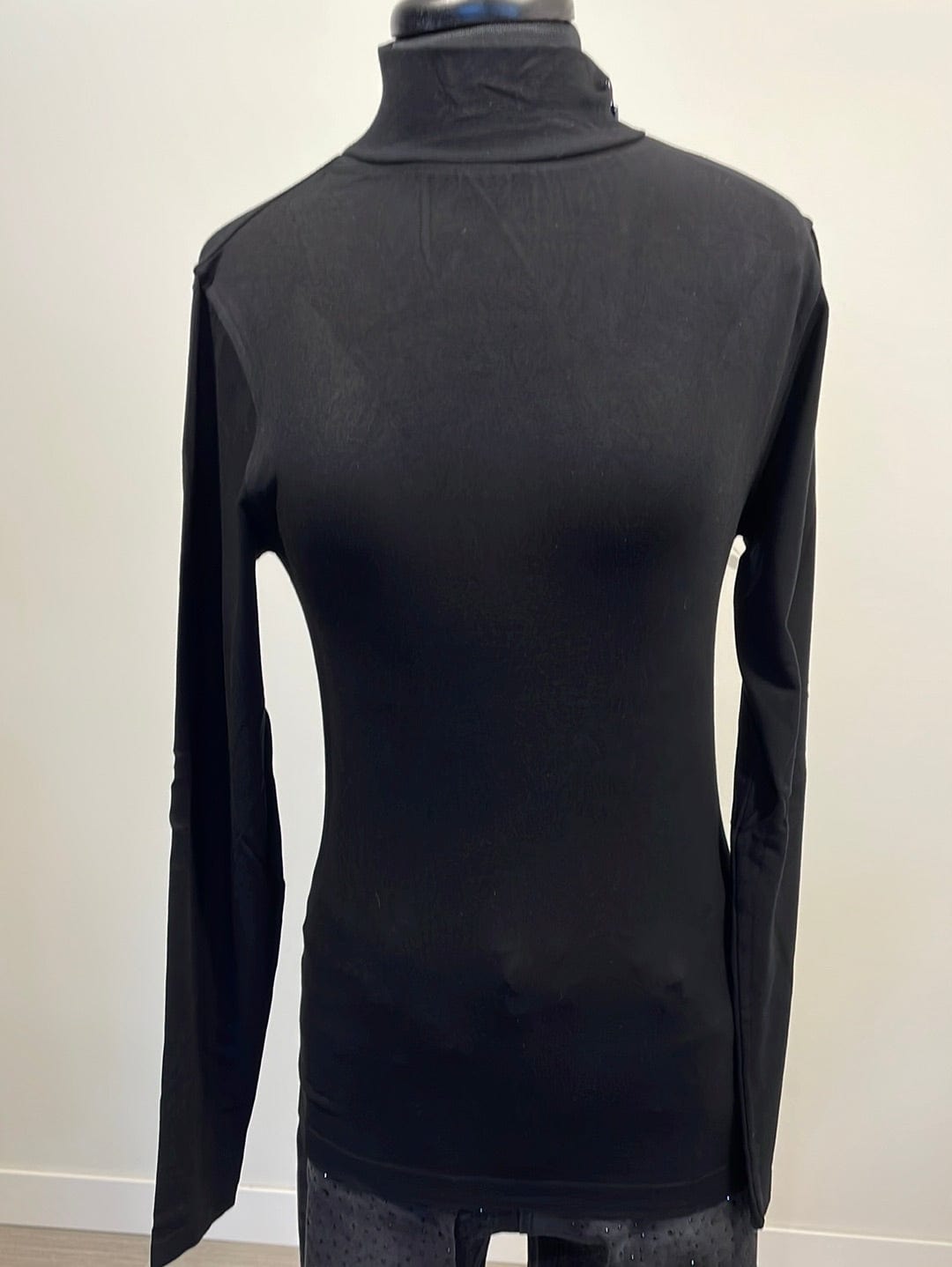 Black Mock Turtleneck Extended