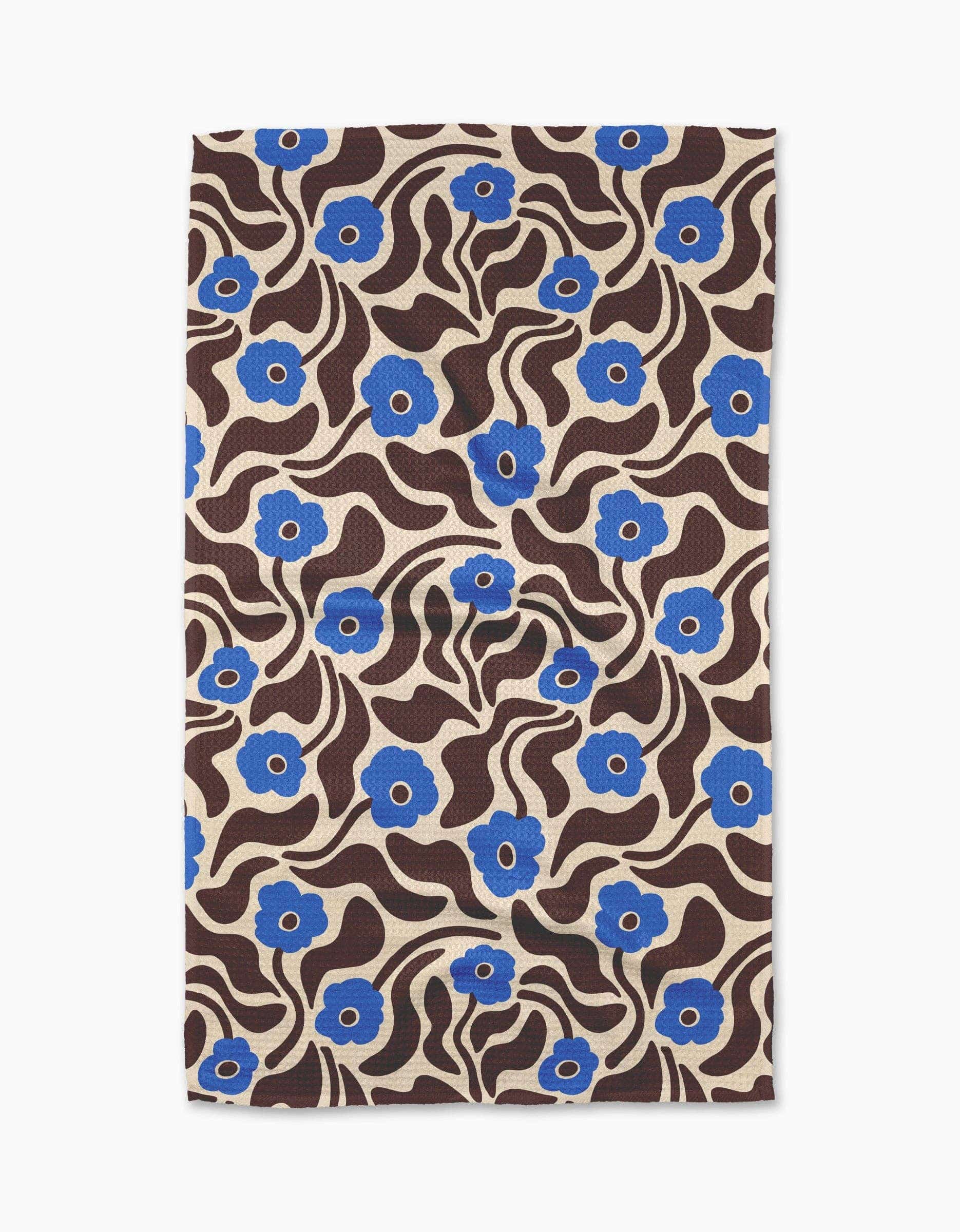 Dancing Blooms Tea Towel