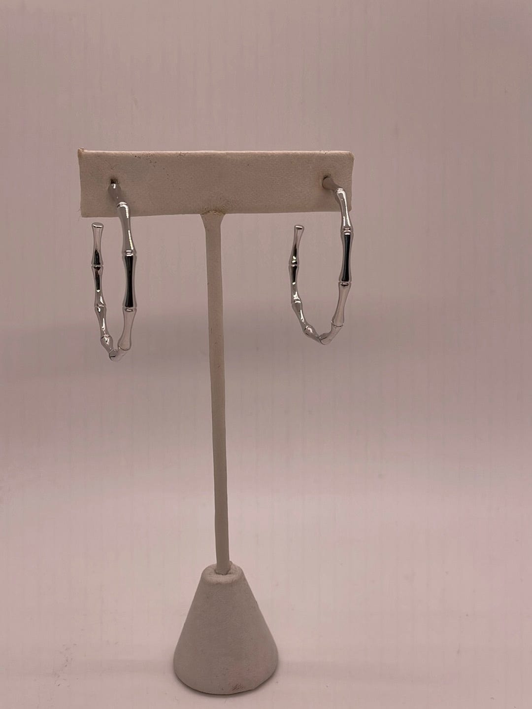 Silver Large Bamboo Hoop