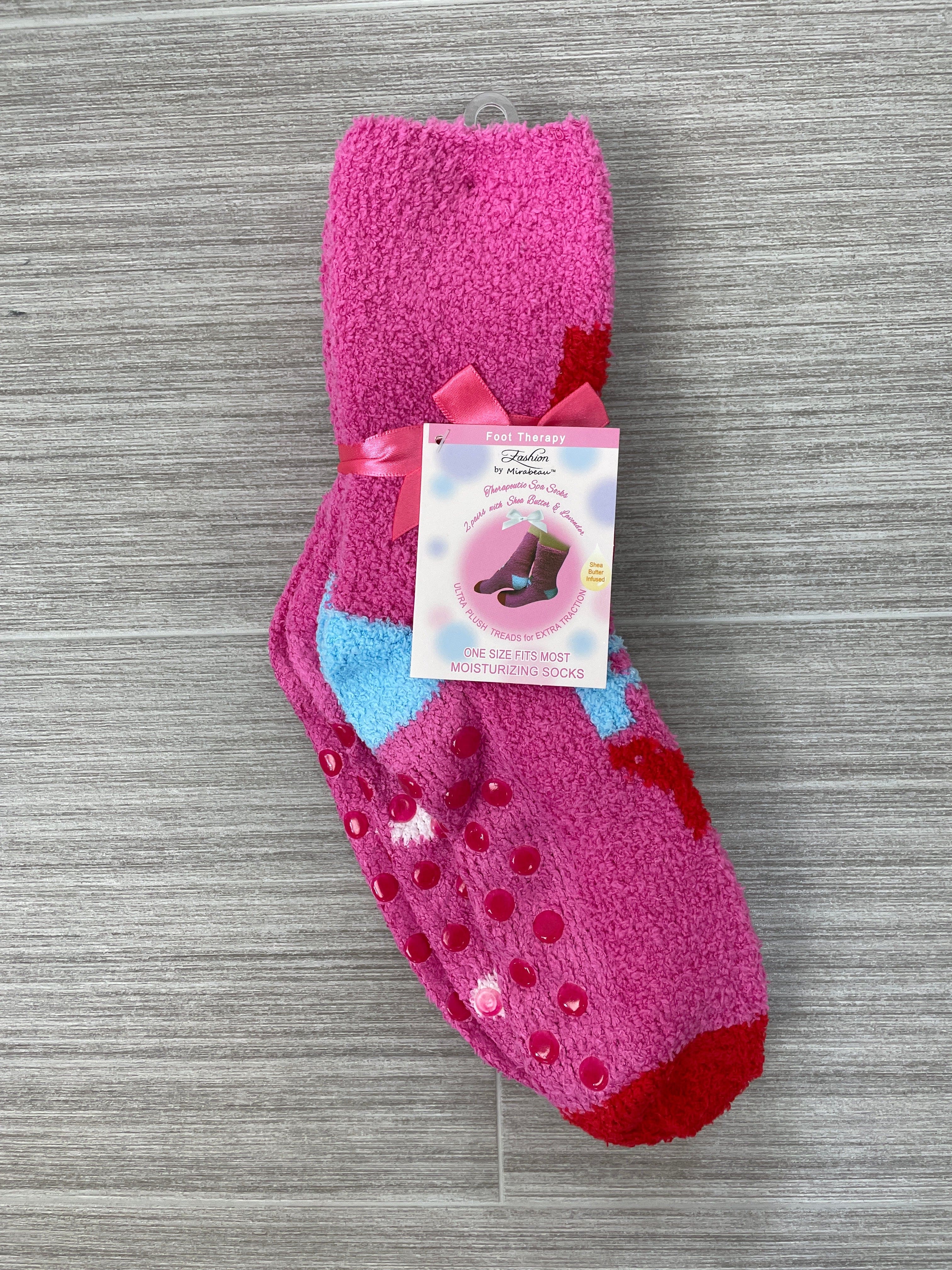 2pc Merry & Bright Spa Socks