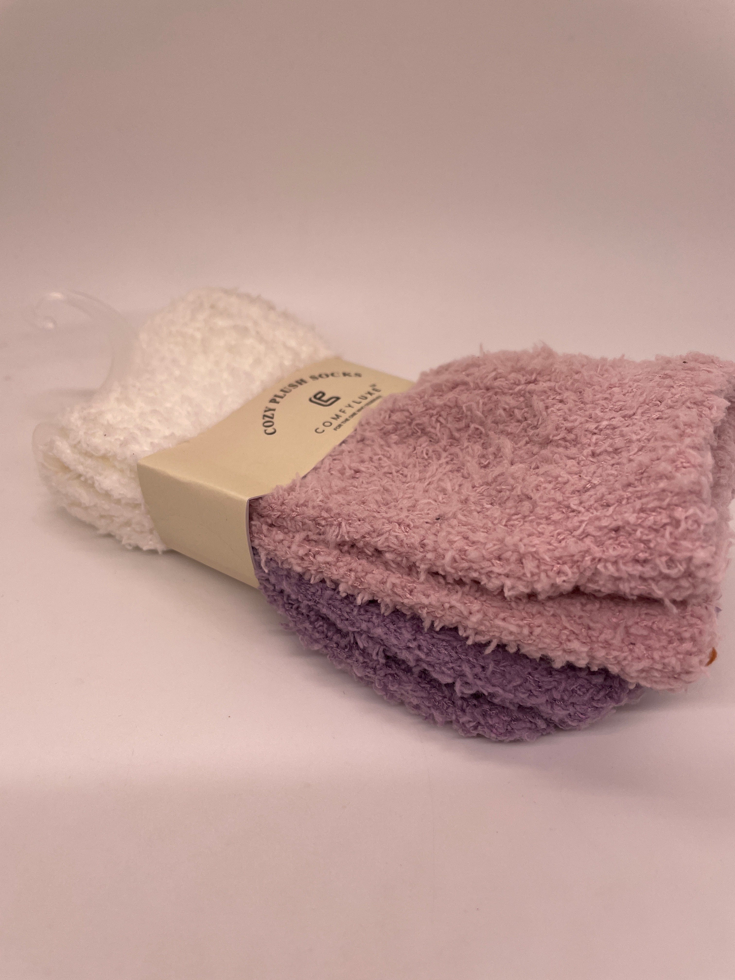 Purple & Pink Mini Crew Socks