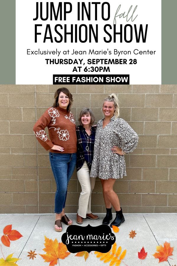 Jump into Fall Fashion Show | September 28