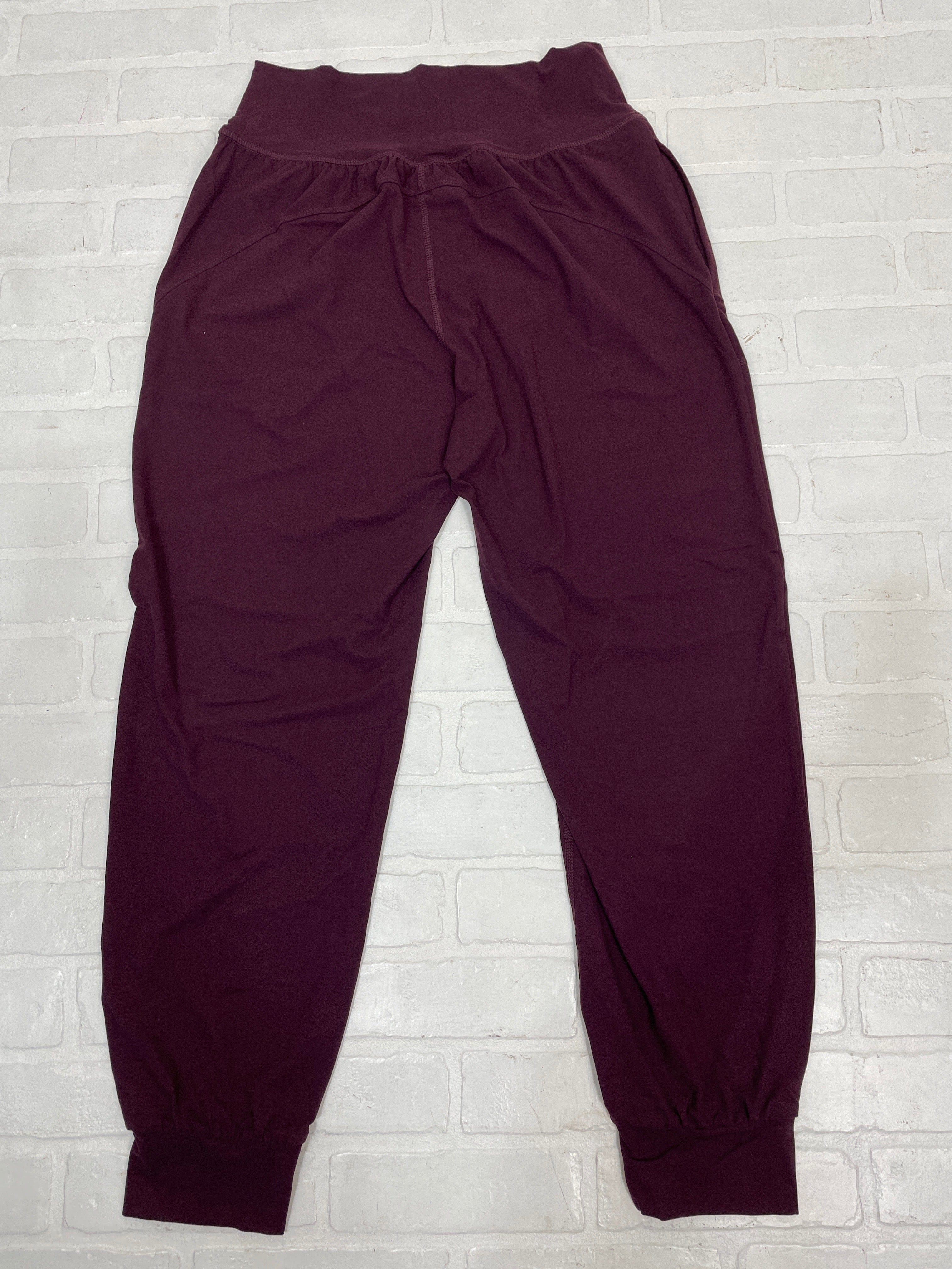 Cassis Butter Fabric High Waist Joggers