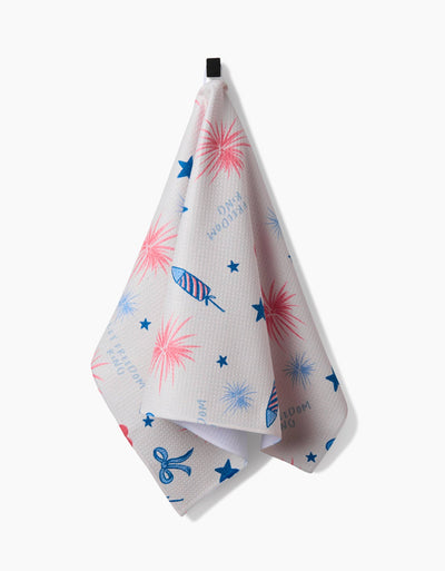 Geometry Freedom Tea Towel