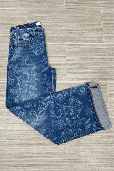 Paisley Straight Jeans