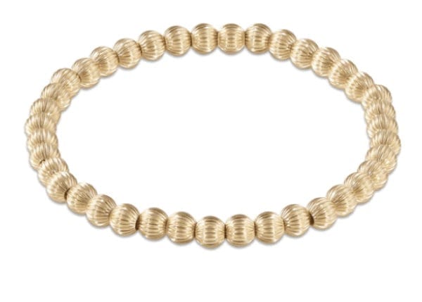 Dignity Gold 5mm Bead Bracelet