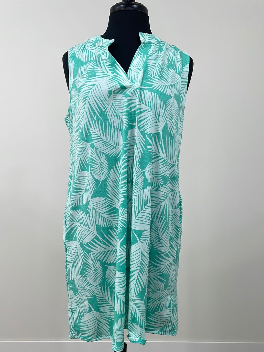 Emerald Palm Dress