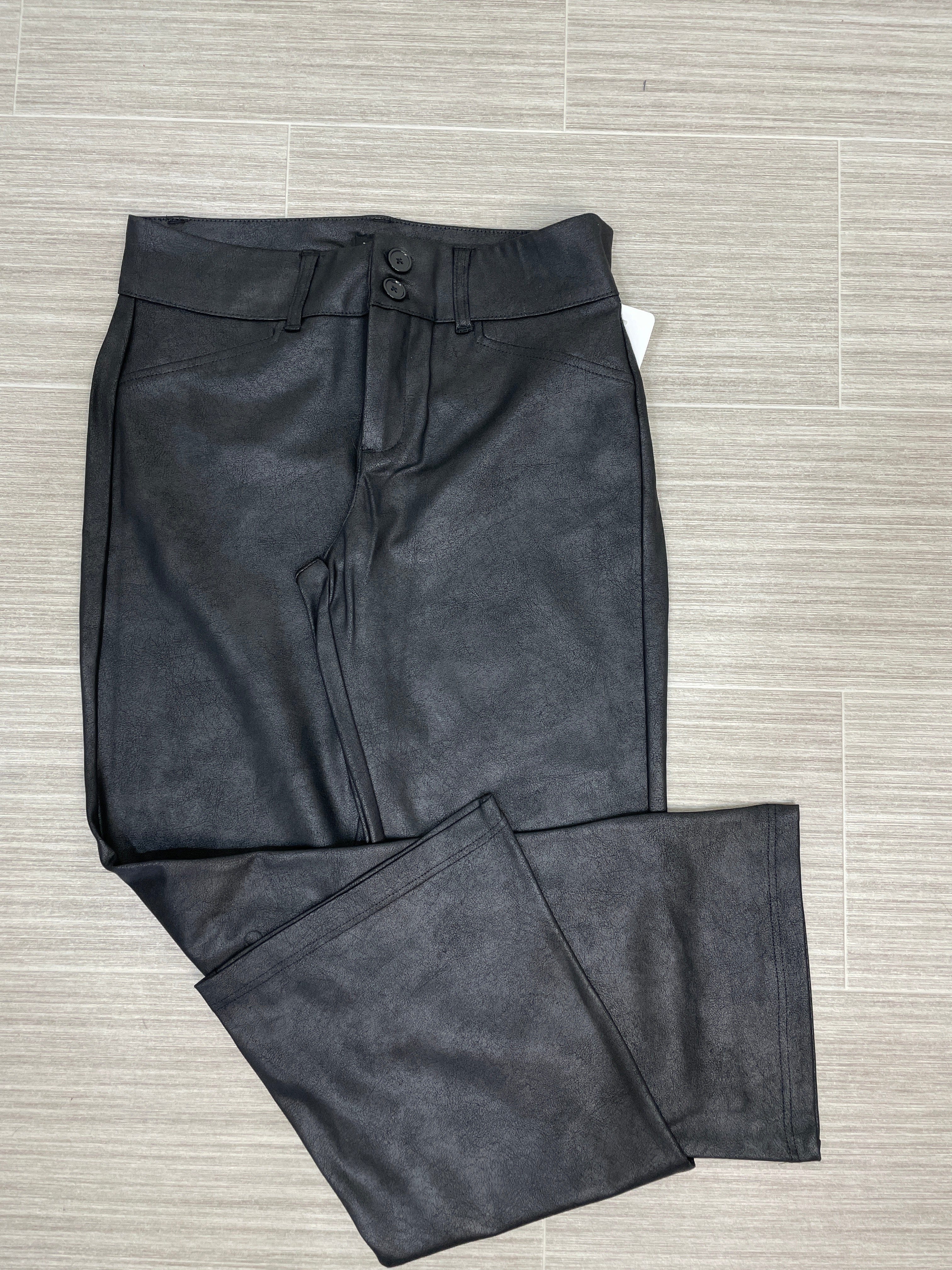 Black Silky Sheen Trouser Pant