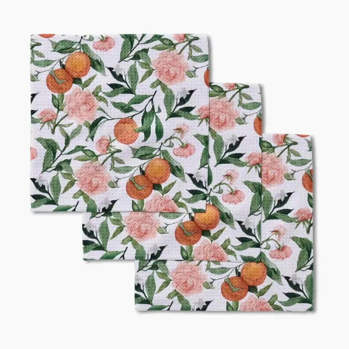 Geometry Peony For Your Thoughts Dishcloth Set