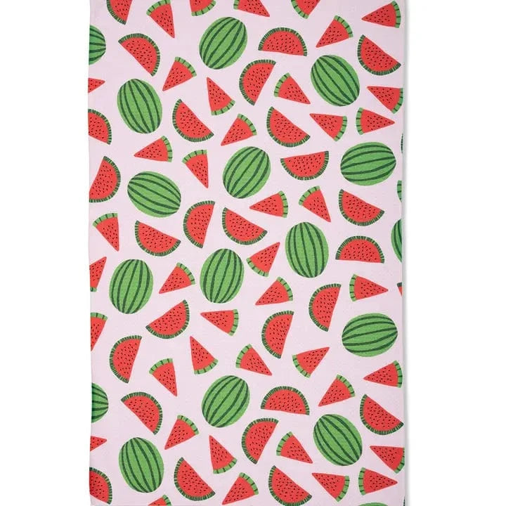 Geometry Sweet Watermelon Tea Towel