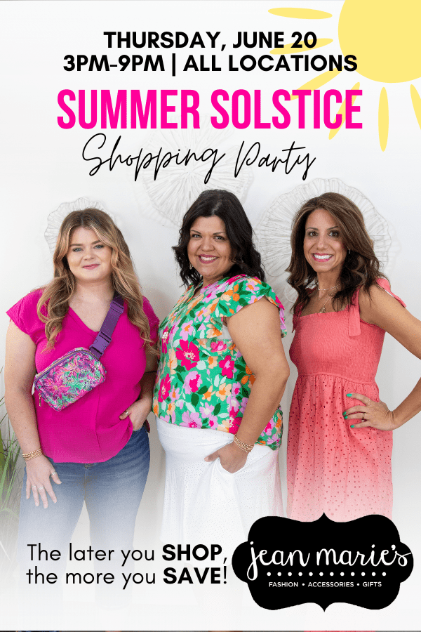 Summer Solstice Shopping Party | June 20