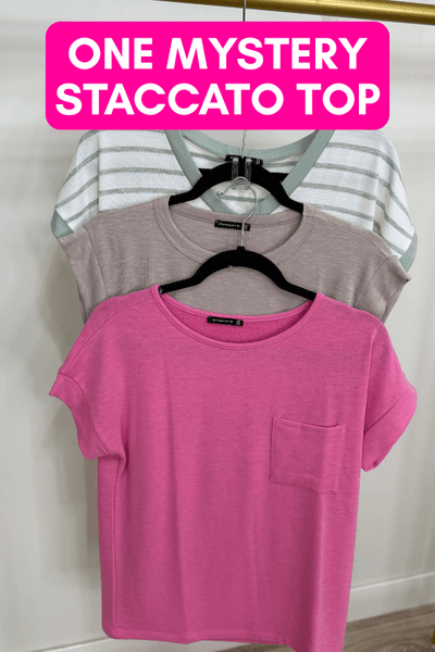 ONE Mystery Staccato Sample Sale Top - FINAL SALE