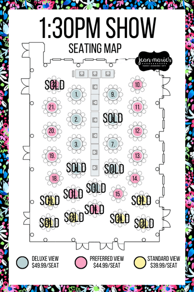 Spring Fashion Show 2024 1:30 PM SHOW - Individual Ticket Sales