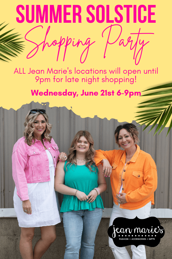 Summer Solstice Shopping Party | June 21
