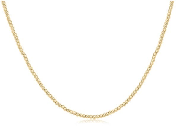 15" Choker Classic Sterling 3mm Bead