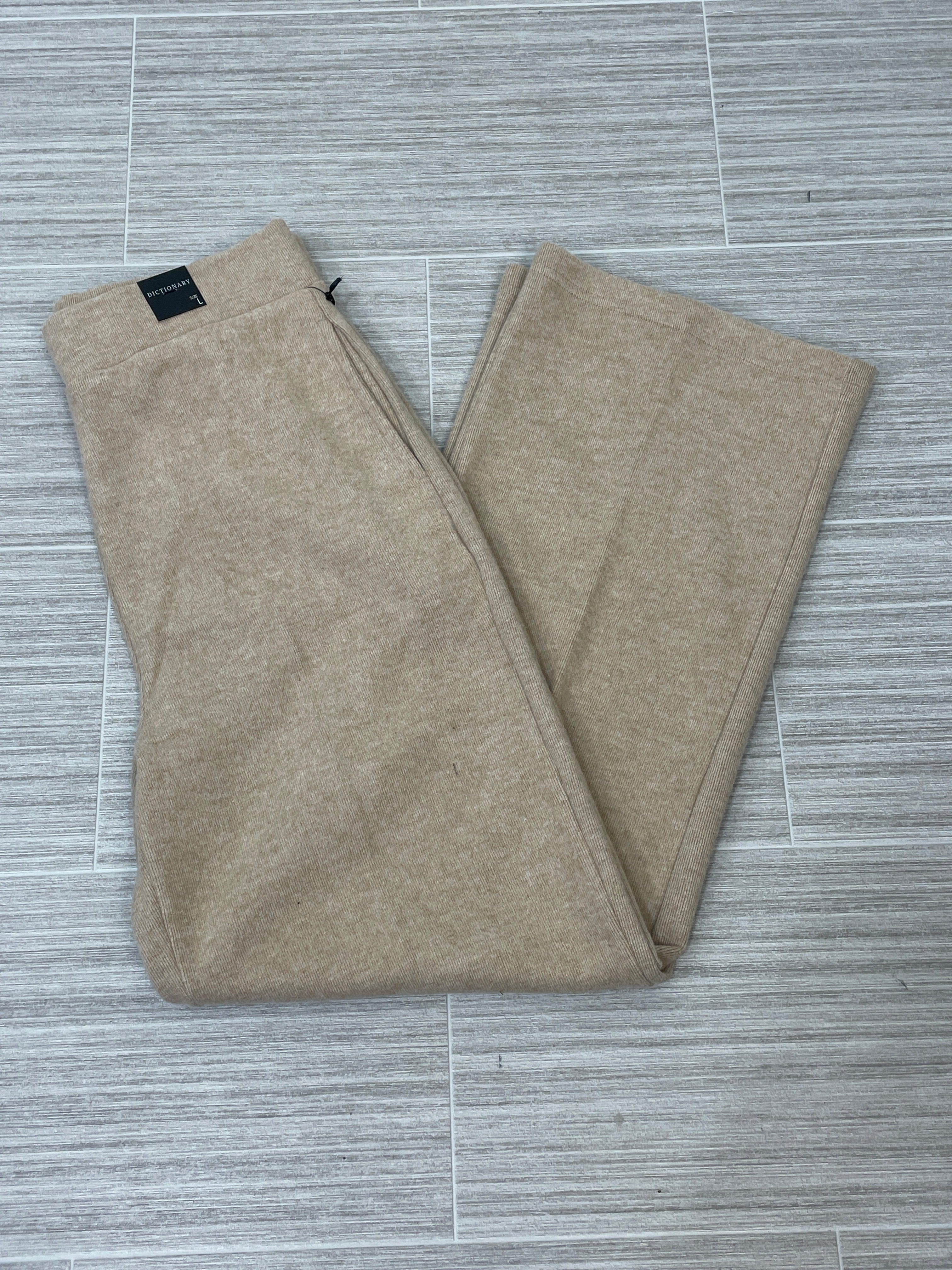 Heathered Taupe Soft Wide Leg Pant