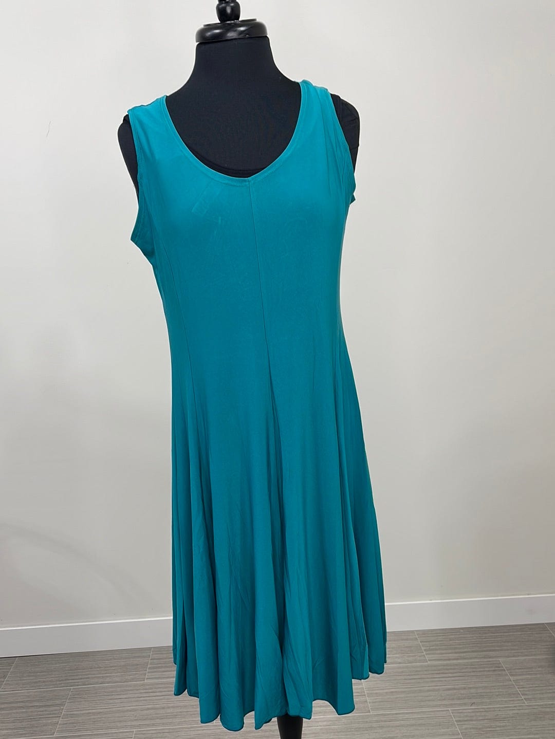 Teal Sleeveless Dress