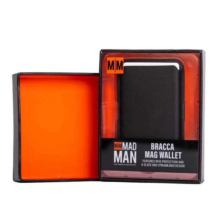 Mad Man Bracca Mag Wallet - Black