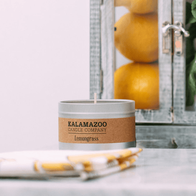 Lemongrass Soy Candle 5oz - Hand-Poured Michigan