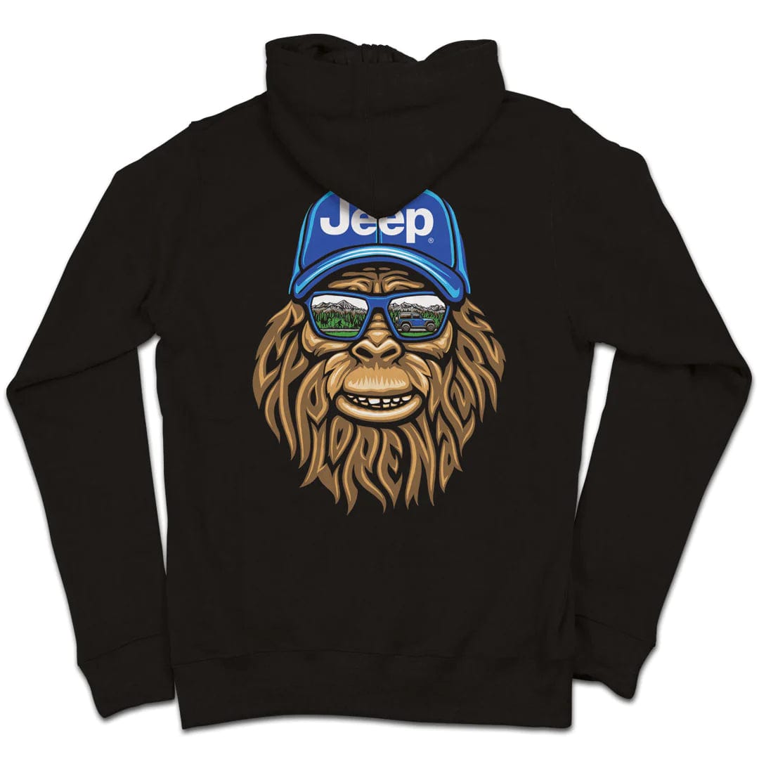 Jeep Sasquatch Explore Black Hoodie