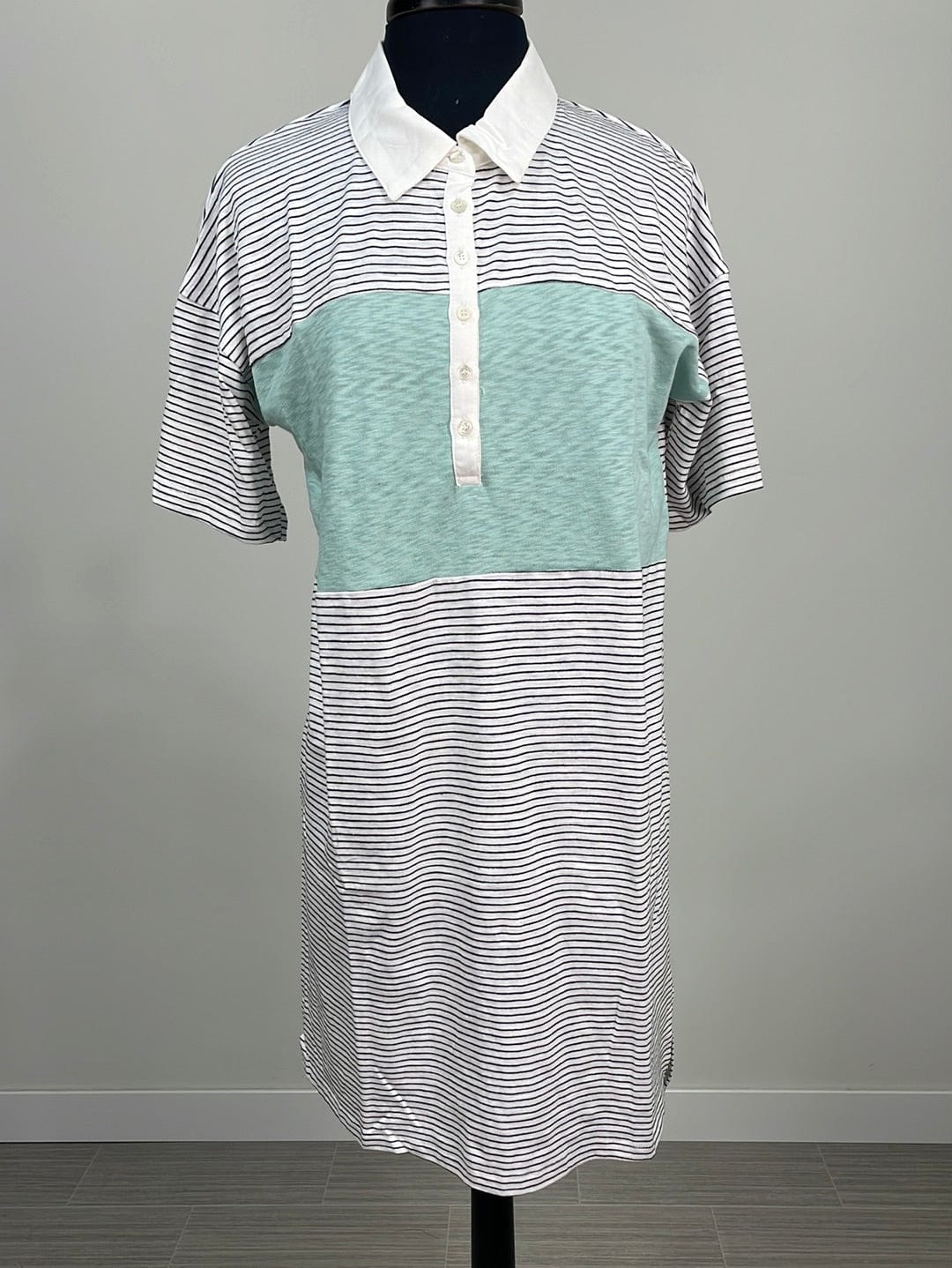 Sage Colorblock TShirt Dress
