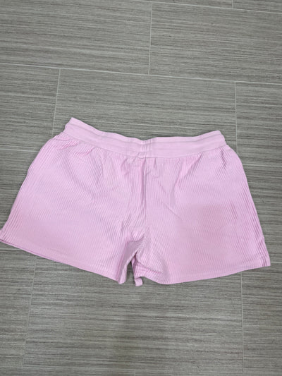 Pink Tulle Corduroy Shorts