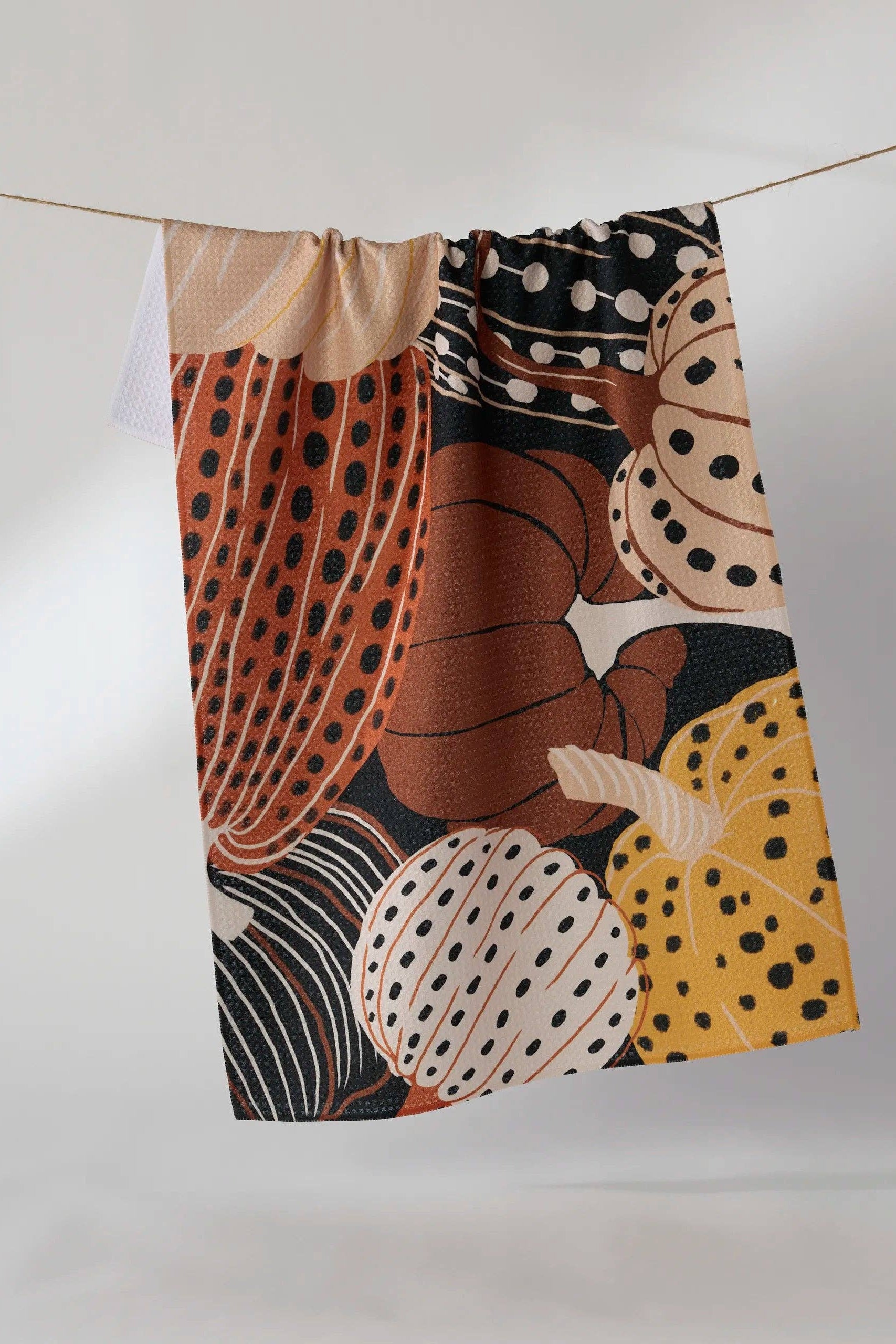 Painted Patch Tea Towel