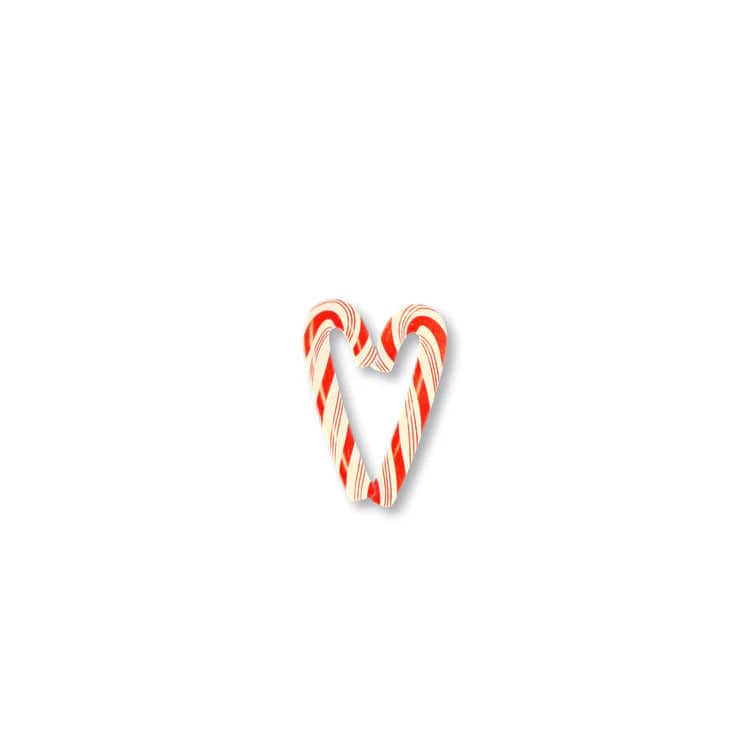 Candy Cane Heart Mini Magnet