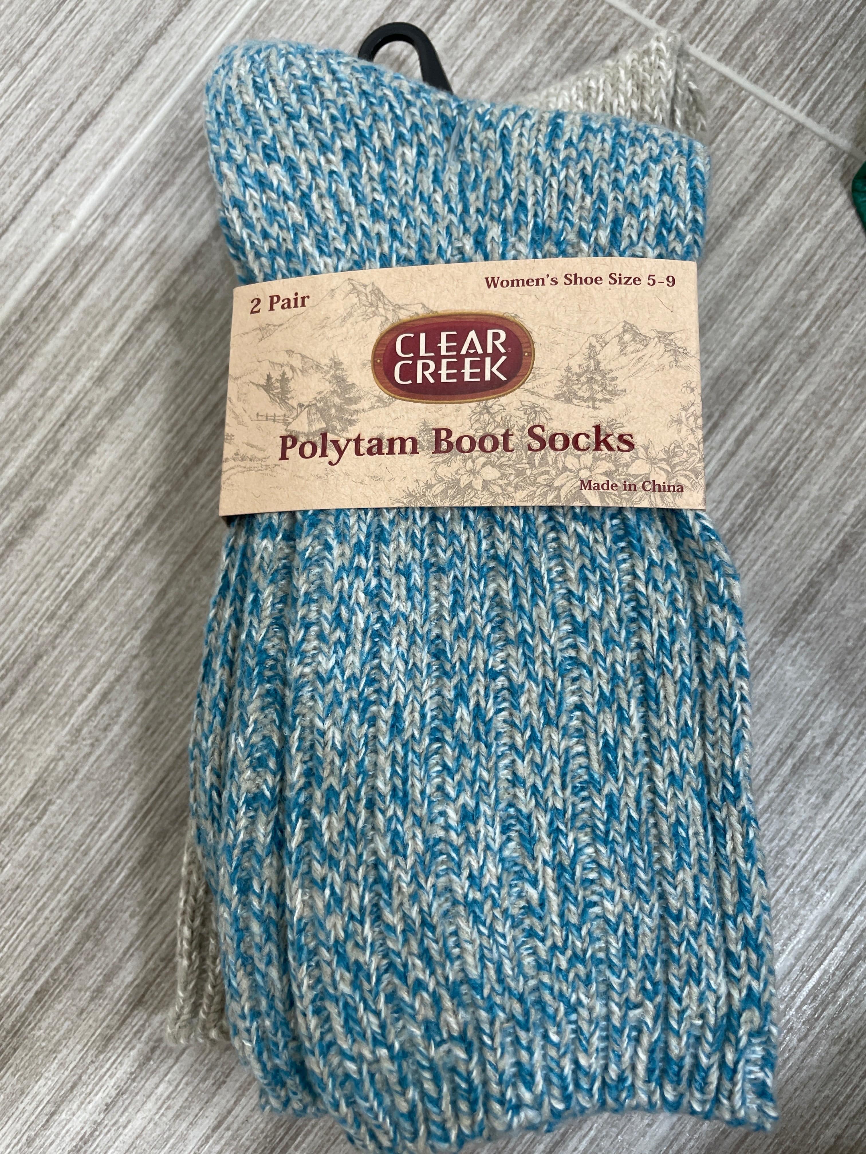 CC Teal Marled 2 Pack Boot Sock