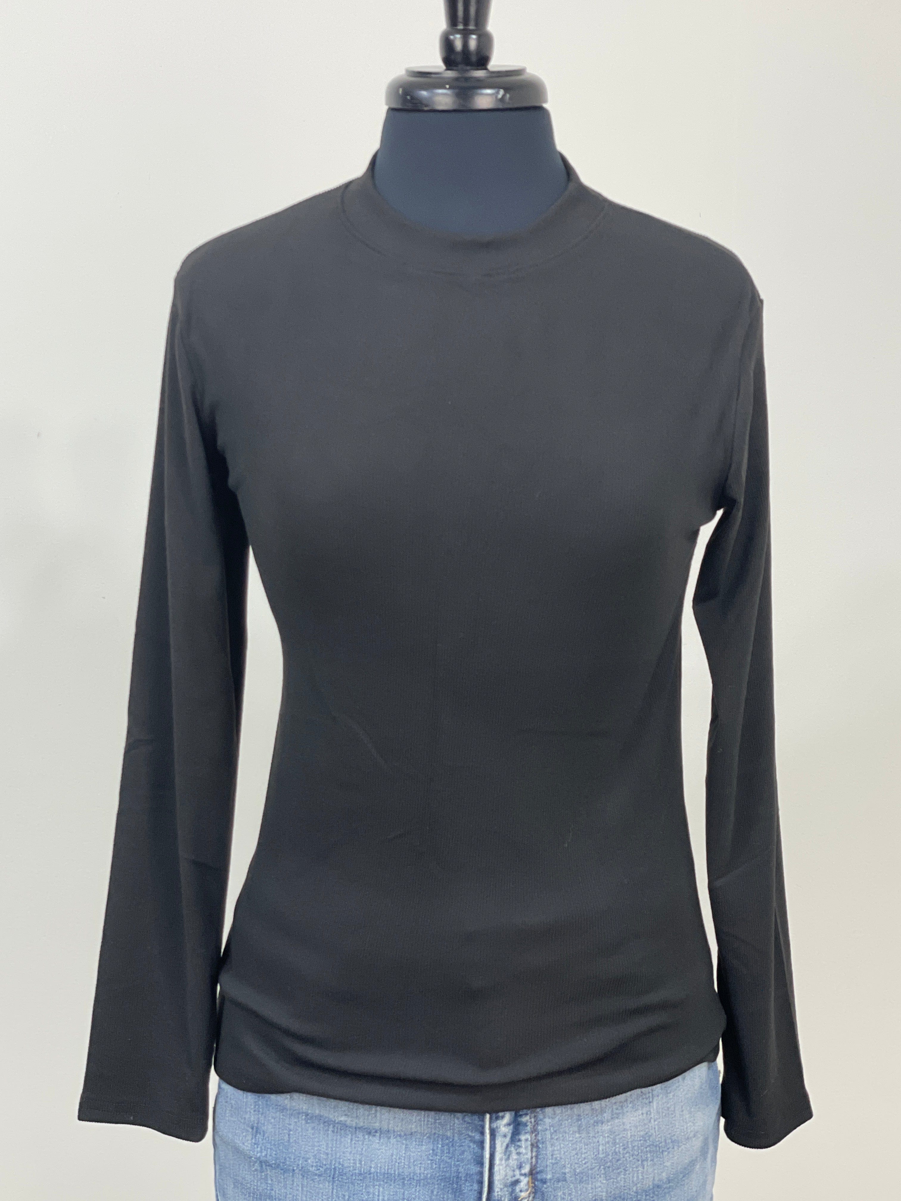 Black Long Sleeve Top
