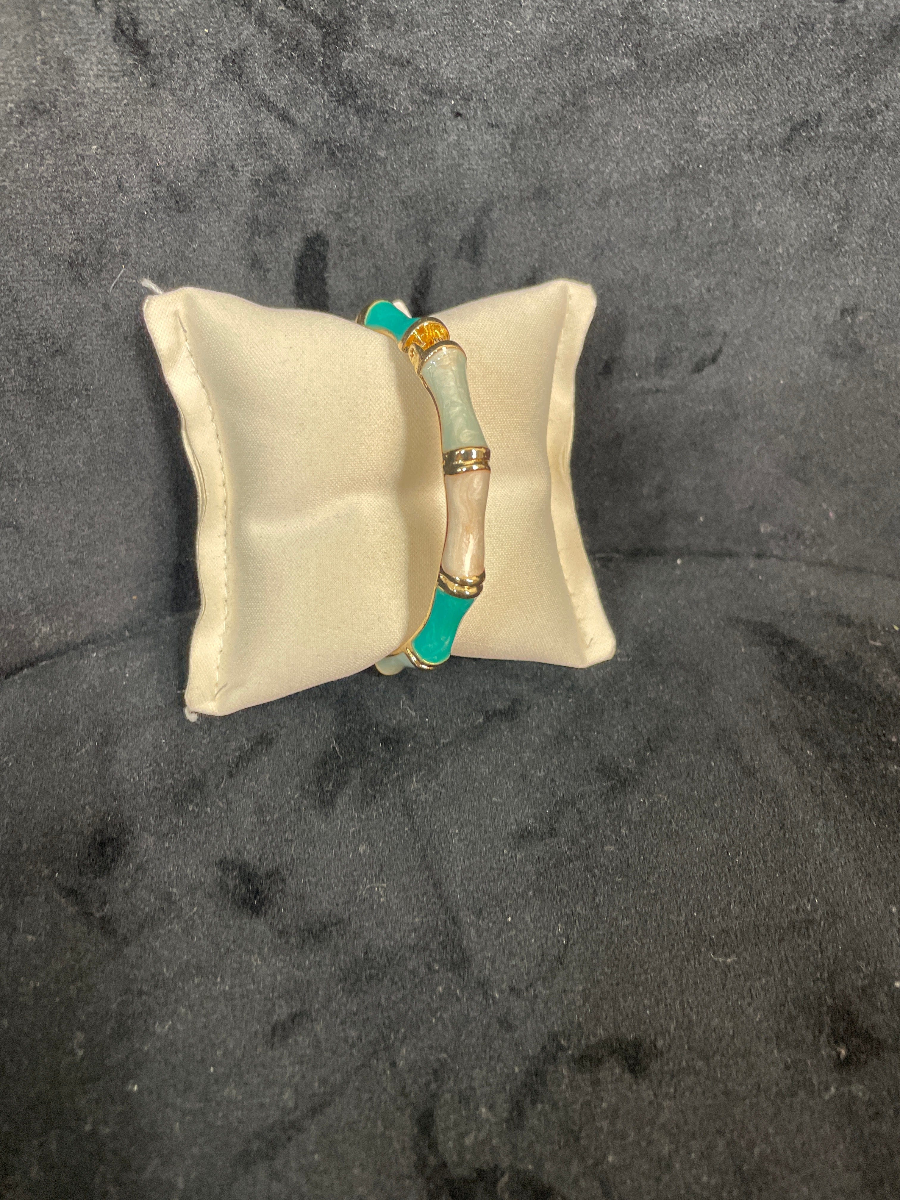 Blue Mix Hinge Bracelet