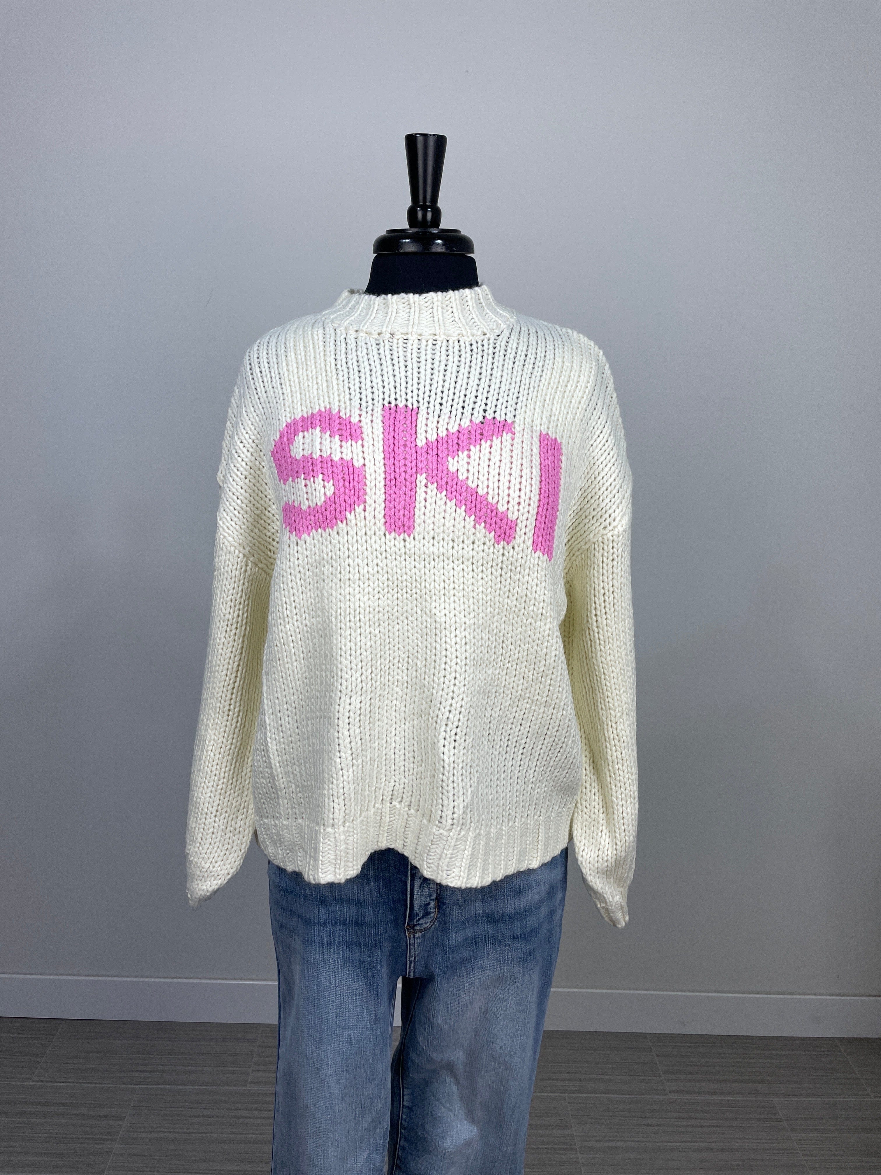 Ivory Ski Sweater