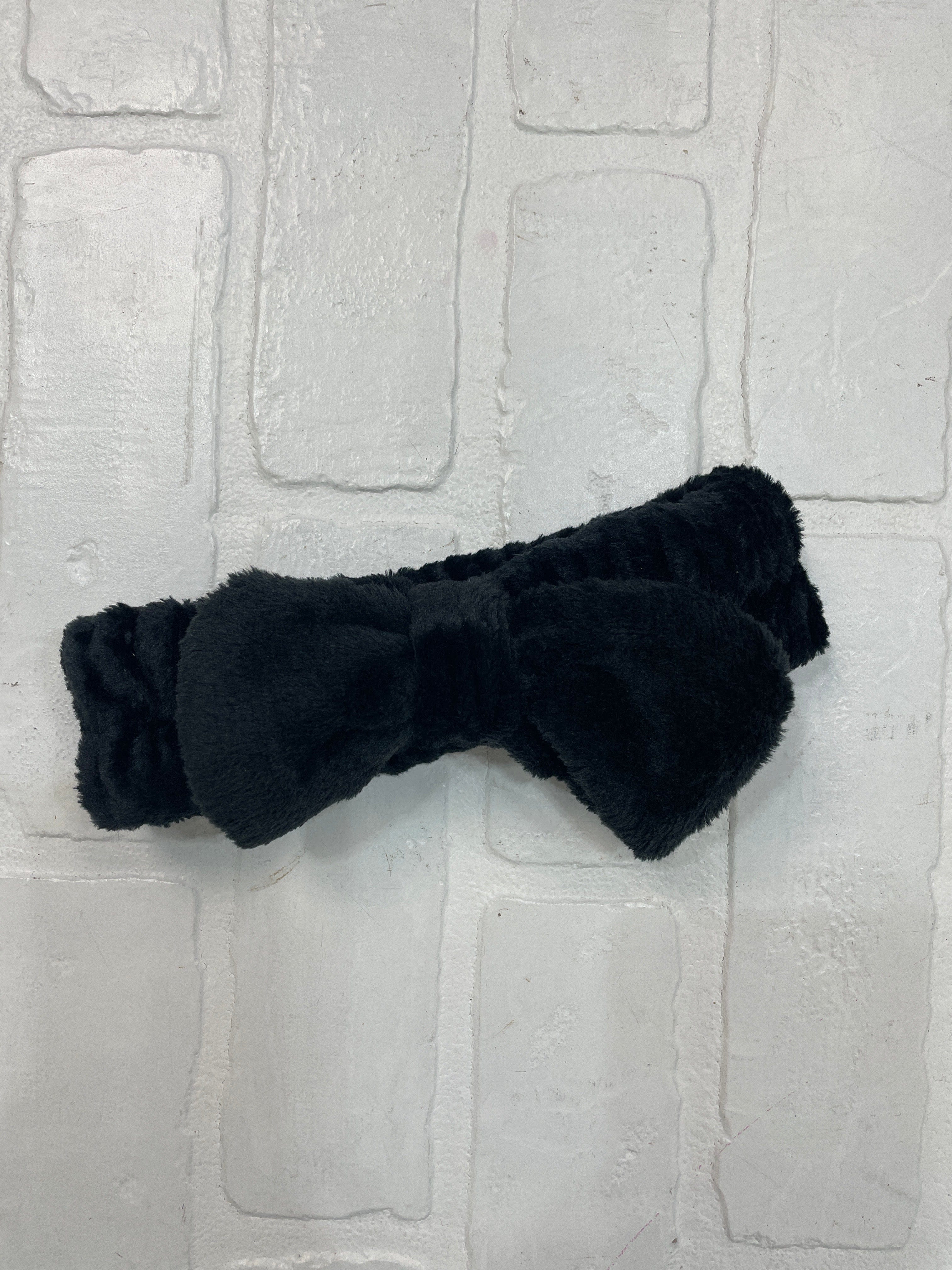 Black Bowknot Spa Headband