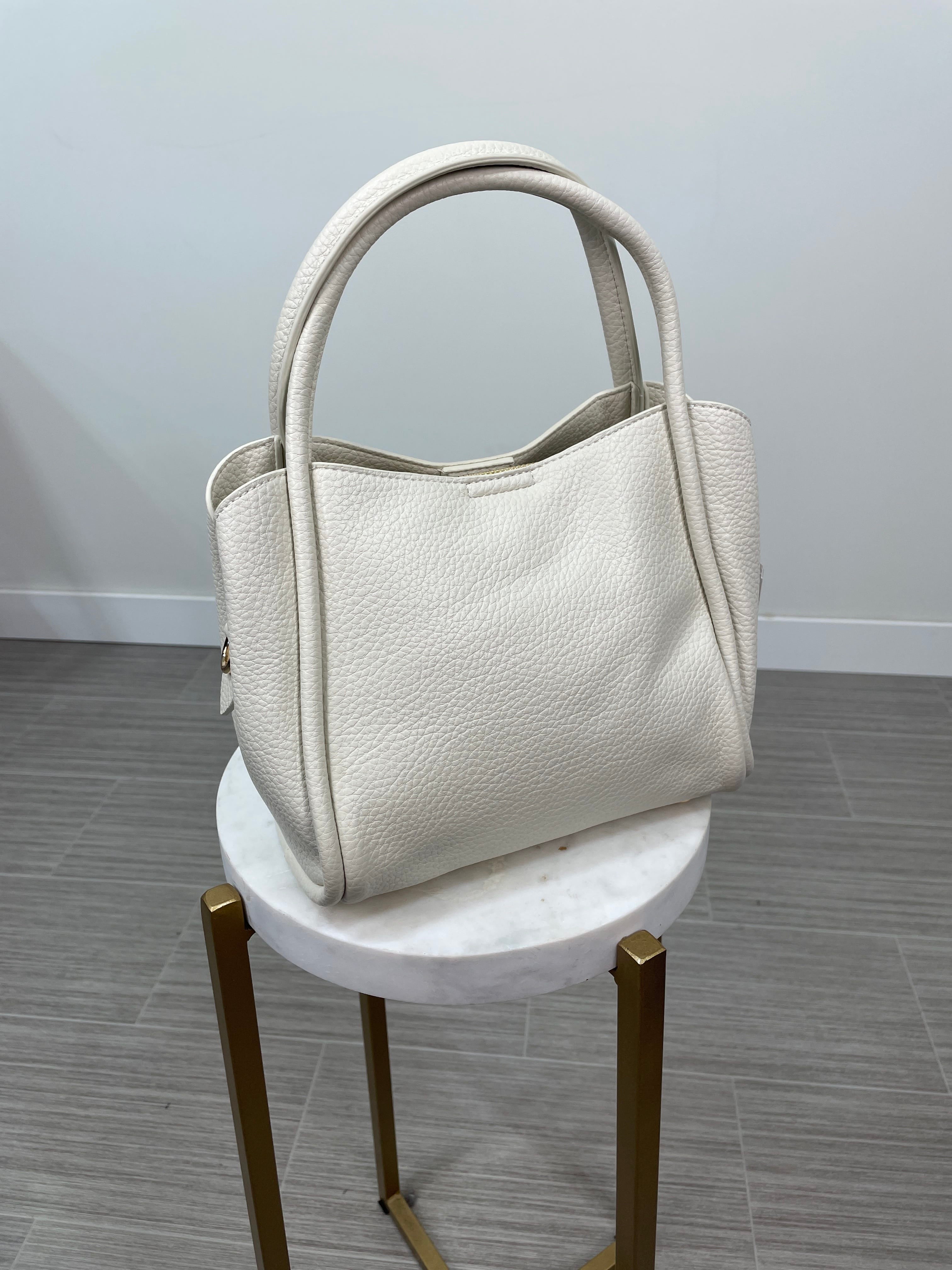 Ivory Mini Luxe Carryall Tote