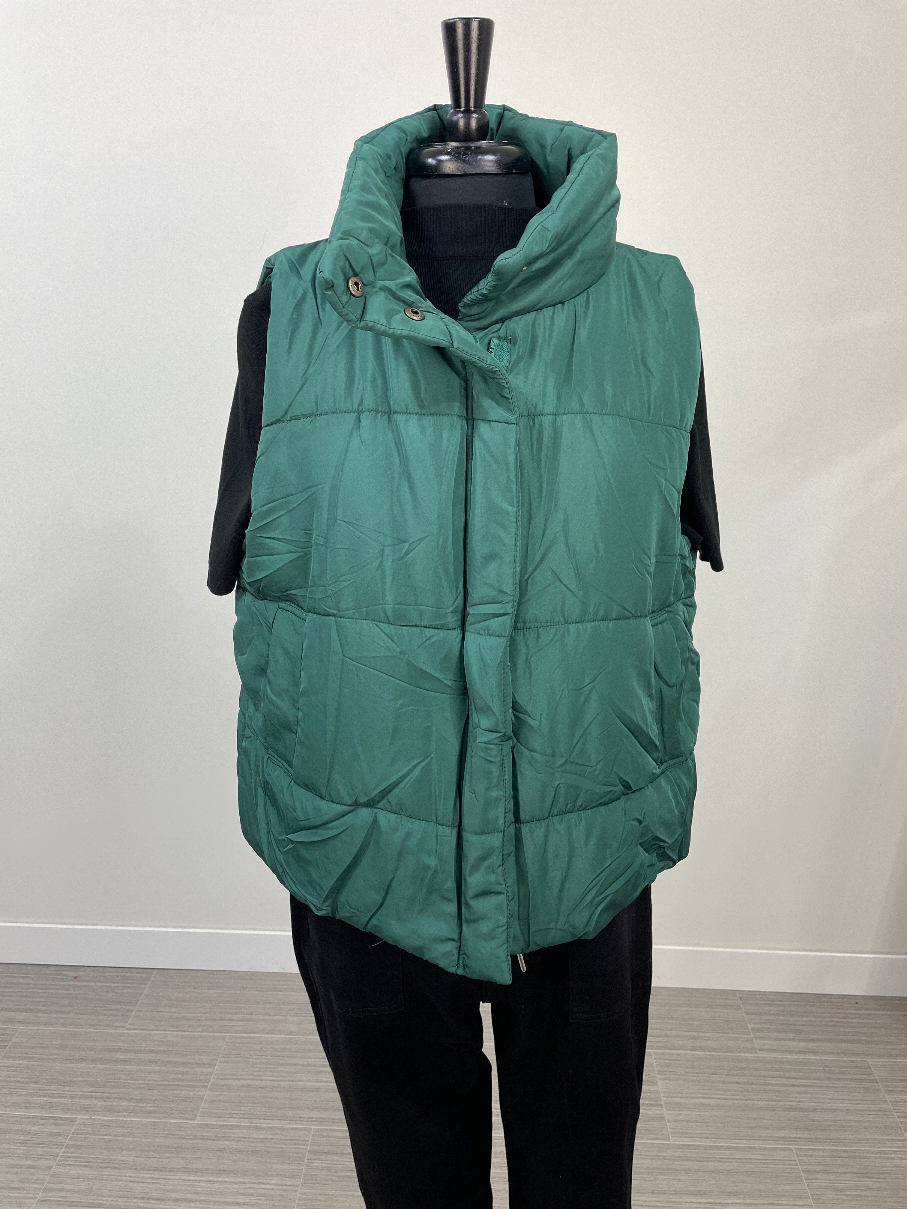 Green Puffer Vest
