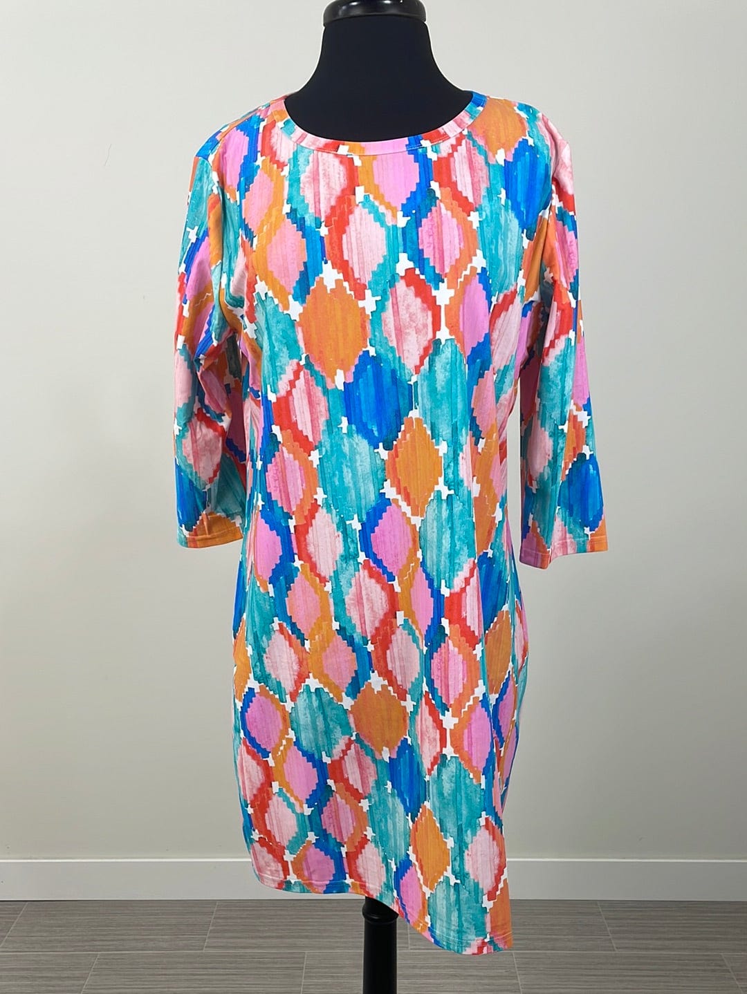 Aztec Block Dress