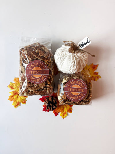 Stroopie Crumble Snack Mix: 10oz Bag / Salted Caramel
