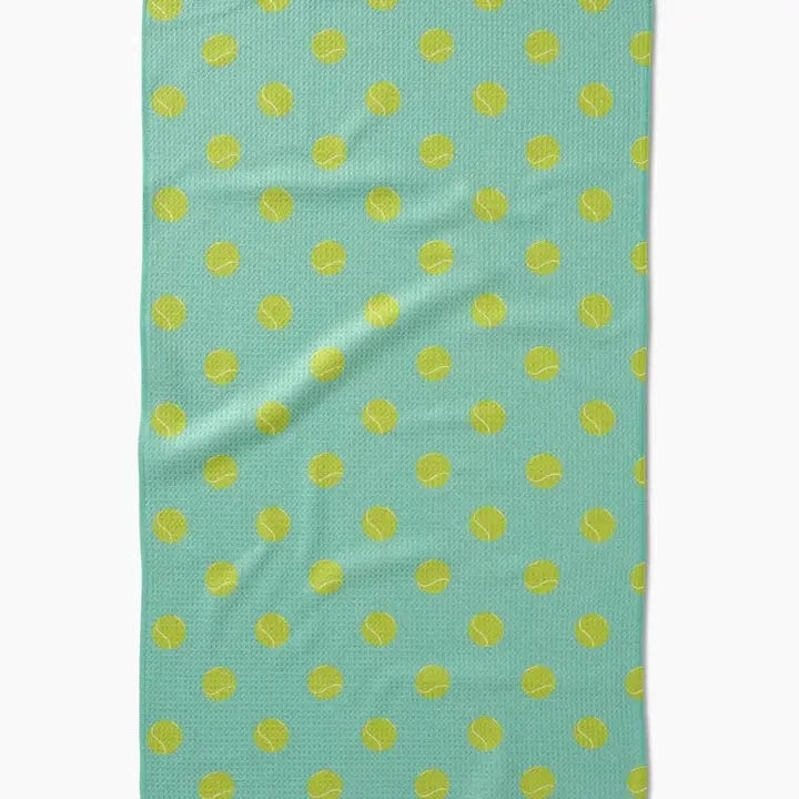 Geometry Tennis Ball Tea Towel