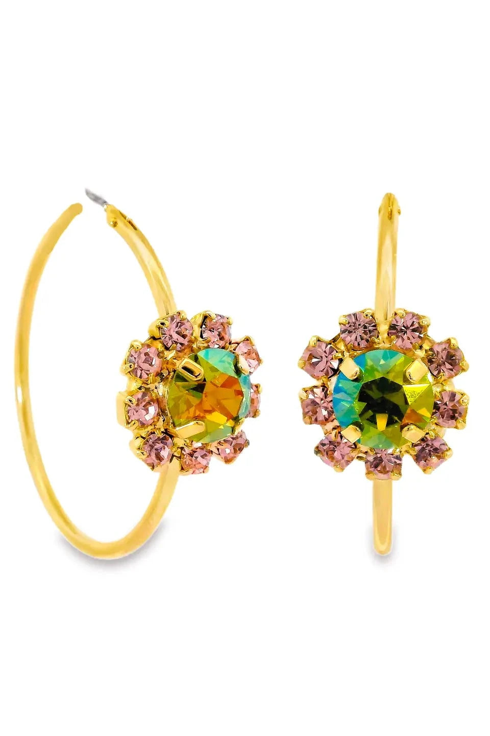 Mini Bianca Hoops: Light Rose
