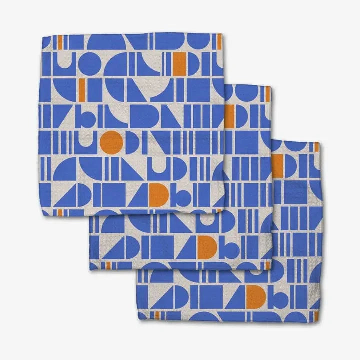 Geometry Misty Oasis Dishcloth Set