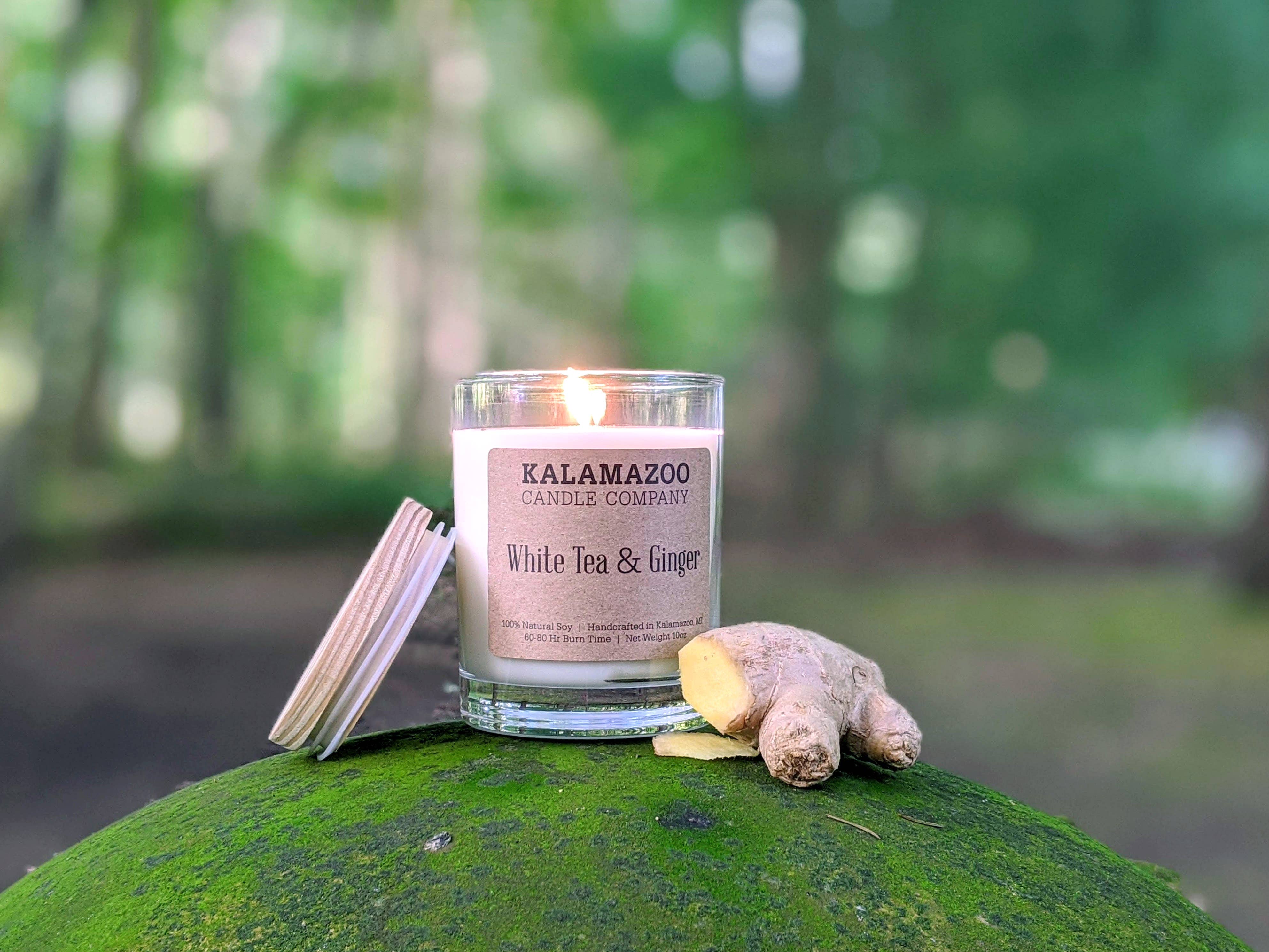 White Tea & Ginger Candle 10oz Jar