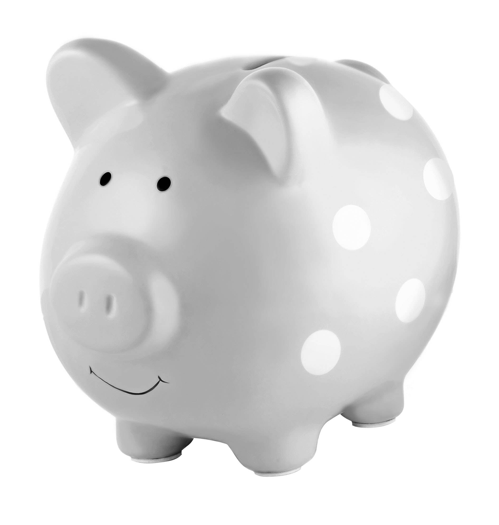 Polka Dot Piggy Bank: Pink