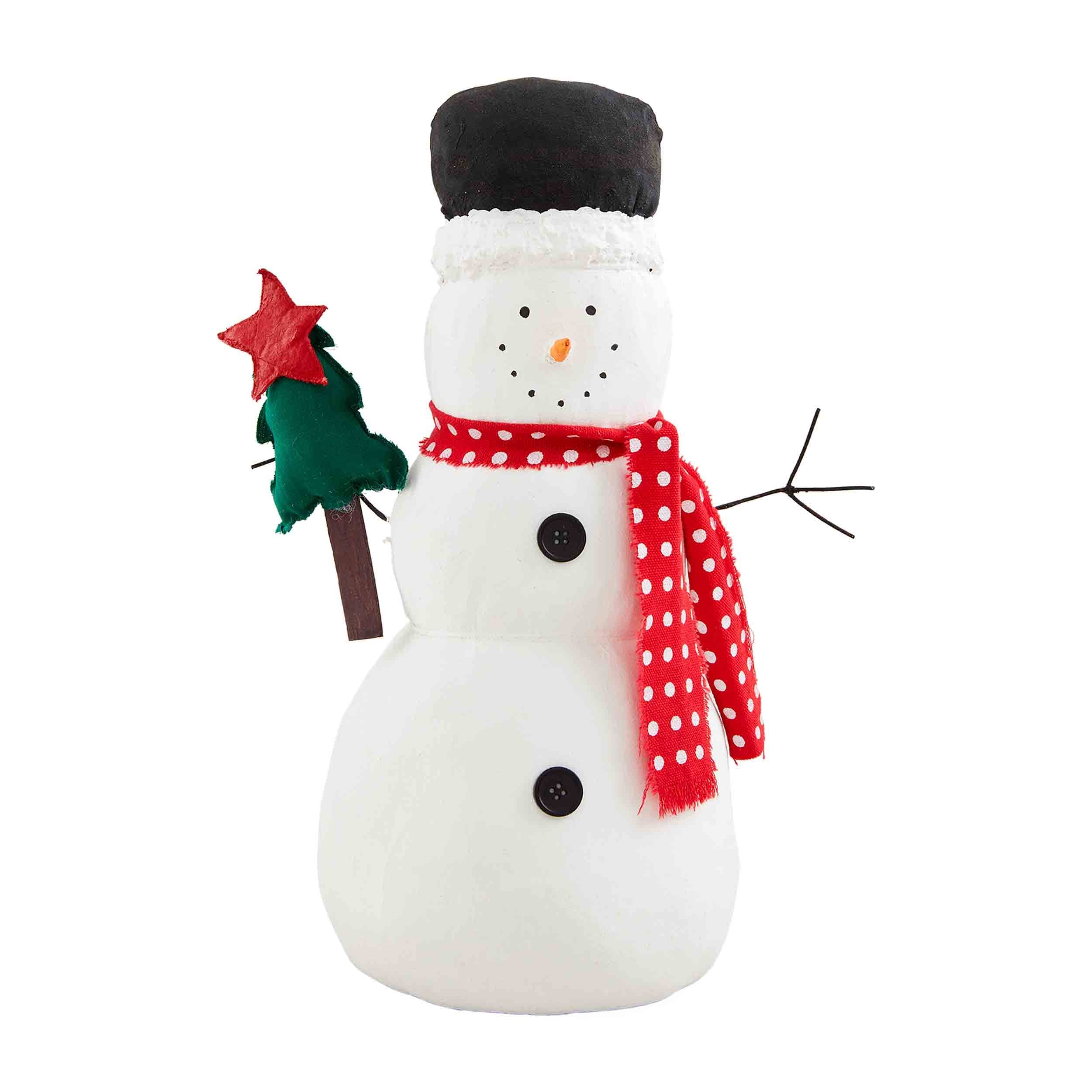 Large Snowman Canvas Sitters