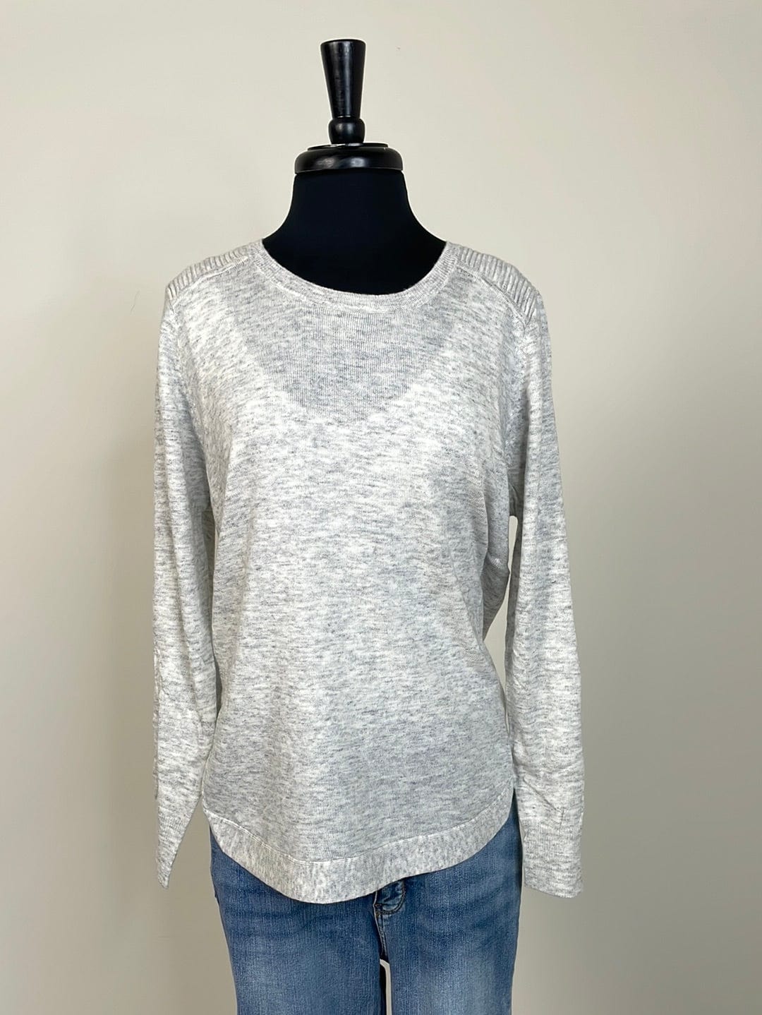Soft Heathered Grey Sweater