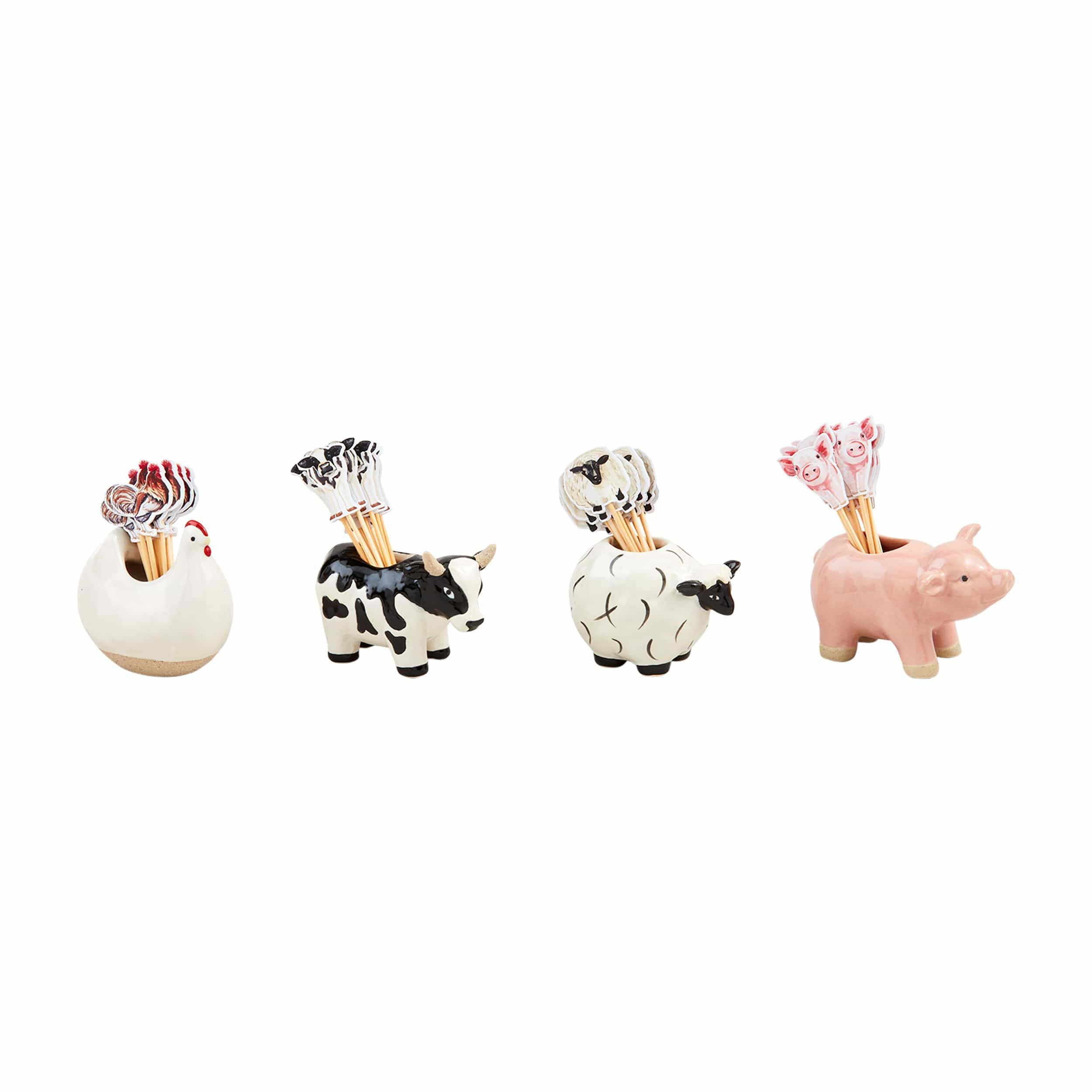 Farm Pig Toothpick Holder