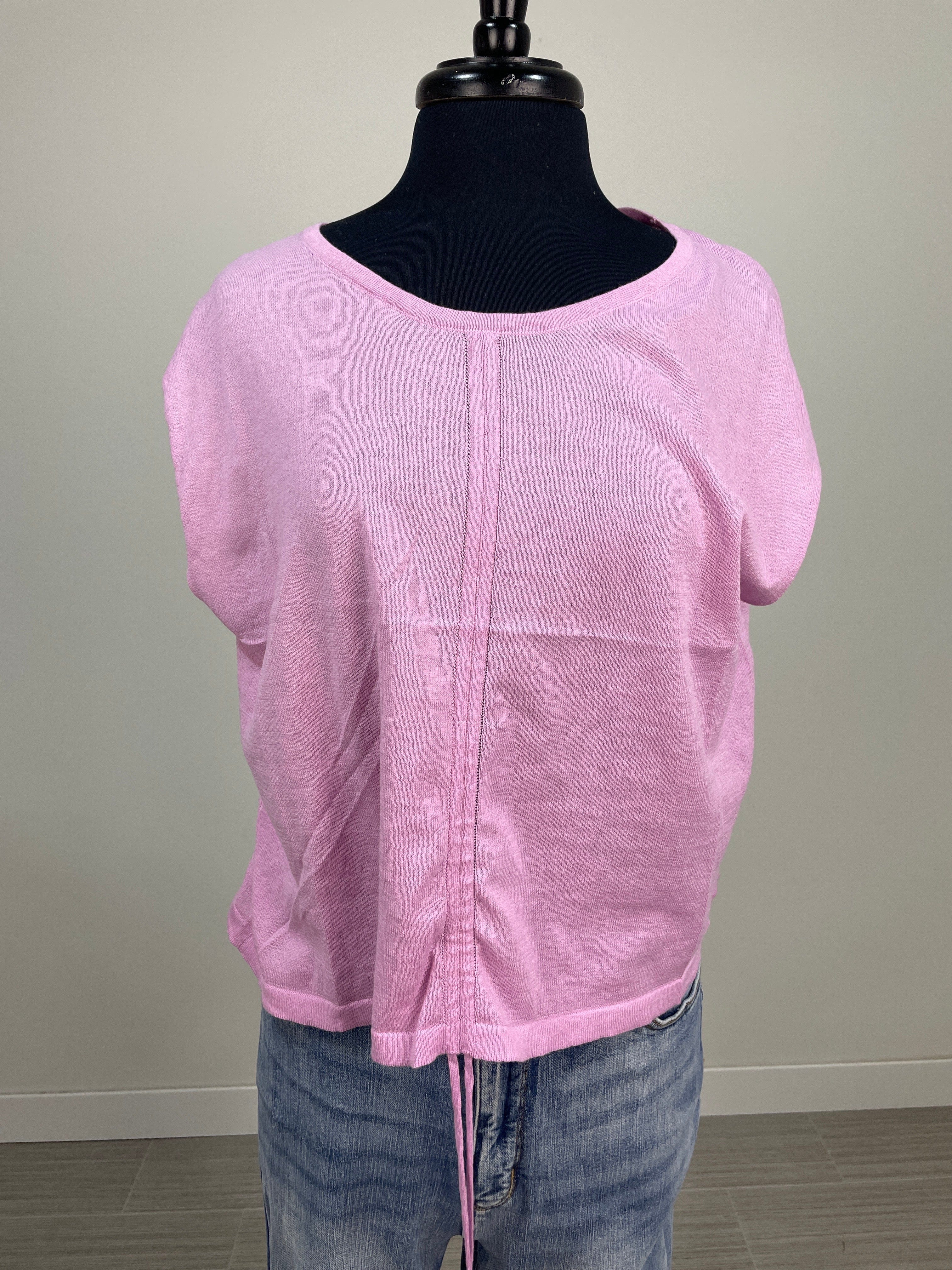Lavender Scrunch Front Top