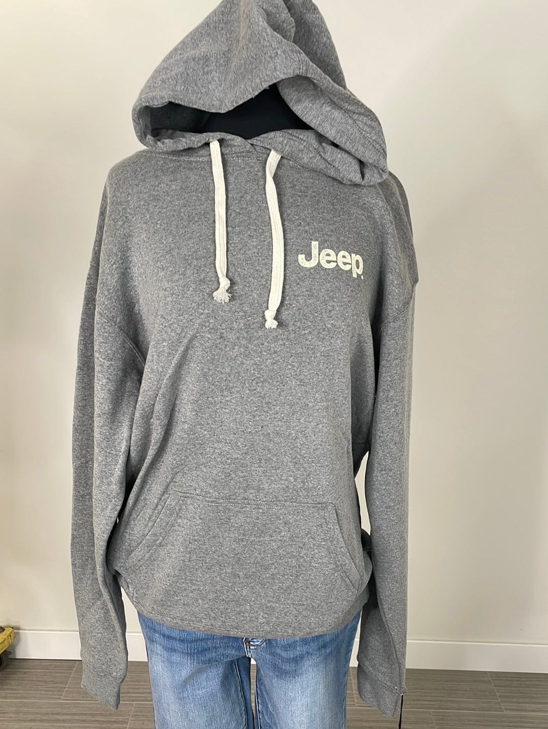 Jeep Sunset Palms Gray Hoodie
