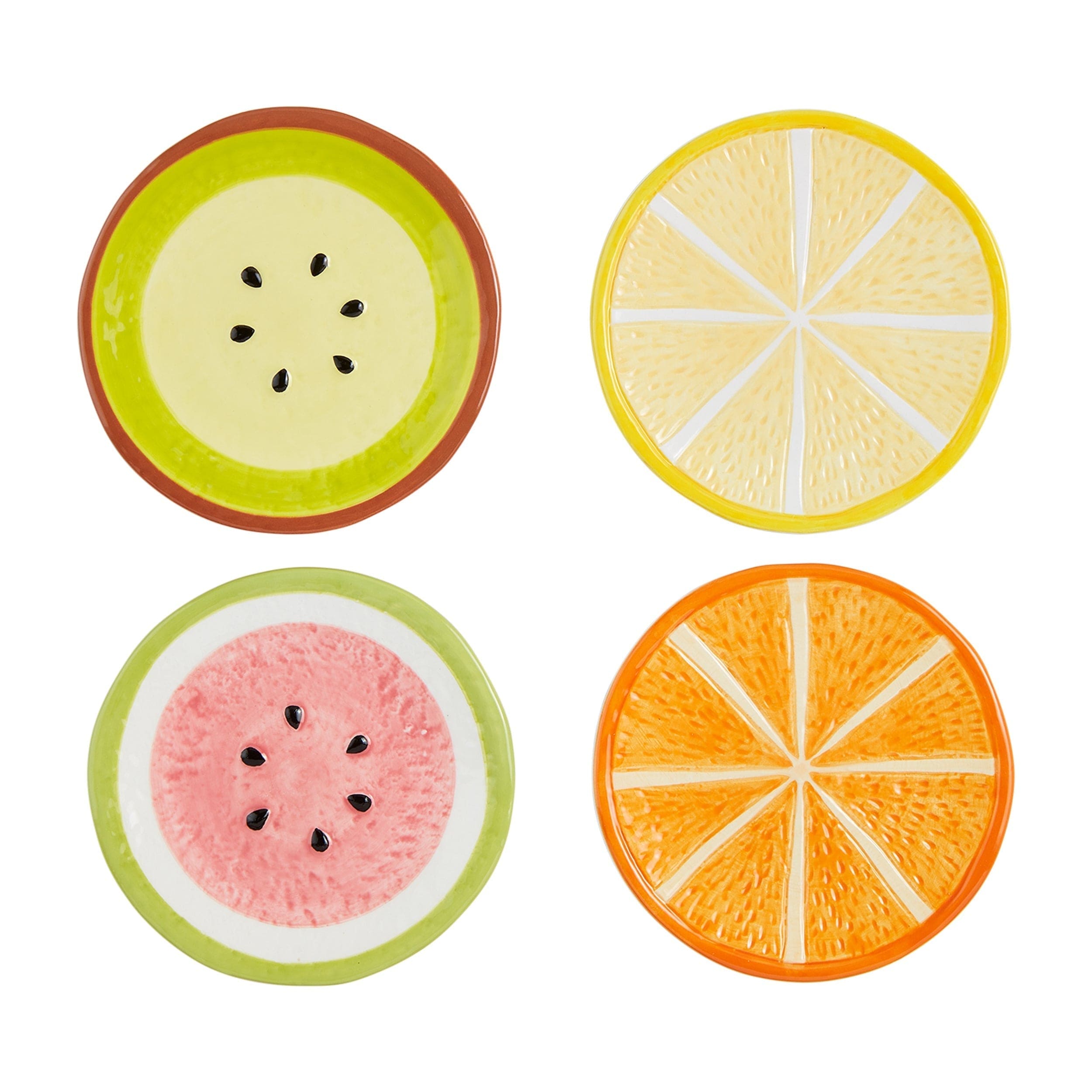 Orange Fruit Tidbit Plate