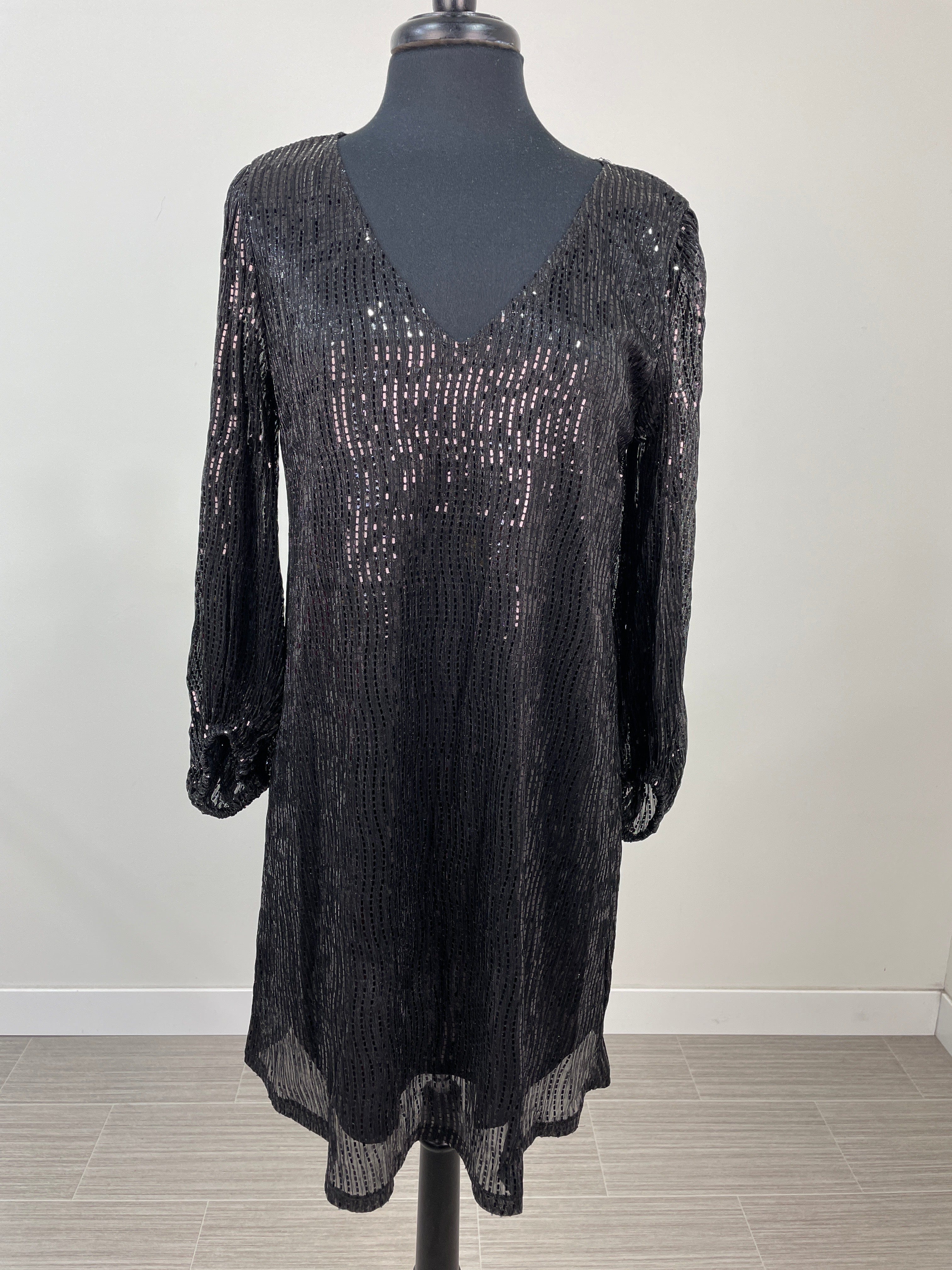 Black Delilah Shiny Dress