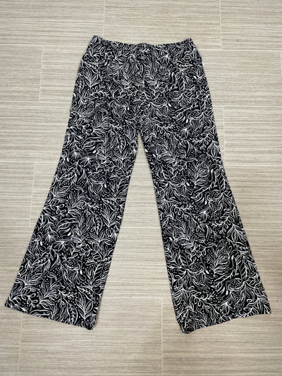 Black & White Mercedes Wide Leg Pant